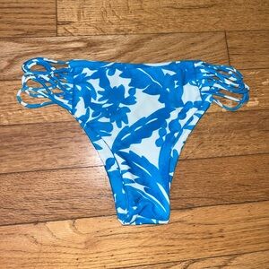 Mikoh Tropical Strappy Cheeky Bikini Bottom
